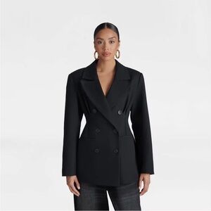KBB by KAHLANA Women's 'The Corset Blazer' -Black S